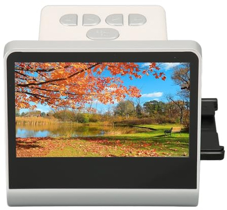 Escáner Digital de Películas y Diapositivas,Escáner de Películas y Diapositivas de 22MP con Pantalla en Color de 5,Convierte 135 Películas/126 KPK/110 Películas a JPEG (Enchufe