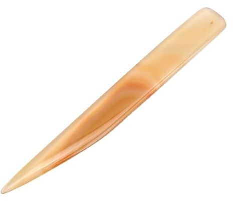 TARSHYRY Achat-Polierwerkzeug, Professionelle Schmuckpflege, Gold- und Silber-Polier-Achat-Handwerkswerkzeug (13cm)