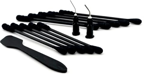 Thermal Hero TH KS10 Kit de 10 tampons noirs + embouts 2 pièces noires + spatule
