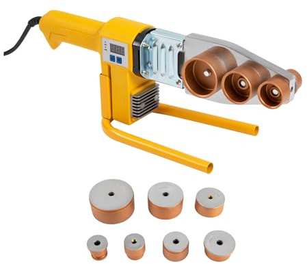 Saldatrice a manicotto, 1000 W, per tubi in plastica, 0-320 °C, saldatrice per tubi in Ppr 20/25/32/40/50/63 mm