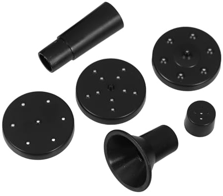 Veemoon Solar Fountain Pump Accessories with Nozzles for Baths Garden Ponds Water Features Plastic Solar-Powered Fountain Kit with Patterns