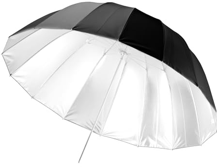 Walimex pro Parabol Reflexschirm schwarz/weiß Ø 165 cm für weiches Licht