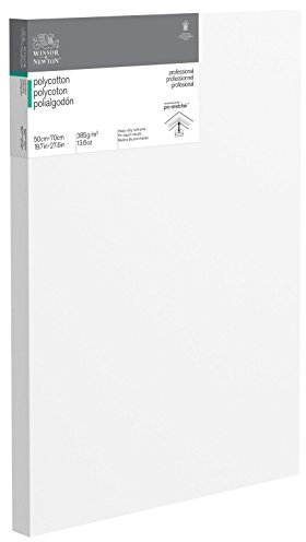 Winsor & Newton 6206061 Professional Keilrahmen Deep Edge aus Baumwollmischgewebe, 385 g/m², 3-fach grundiert, mittlere Körnung, ideal für die Ölfarben und Acrylfarben - 50x70cm