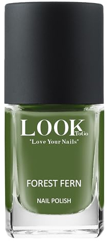 Veganer Nagellack FOREST FERN NP 069 von Look To Go – 21-free, schnelltrocknend & langanhaltend, PETA approved, Made in Germany, 12 ml