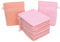 Betz 10 Stück Waschhandschuhe Palermo 100% Baumwolle Waschlappen Set Größe 16x21 cm Farbe rosé und apricot