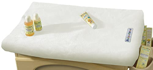 Andy & Helen Copri fasciatoio Universale con angoli elasticizzati in spugna 100% cotone Bianco
