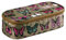 Clairefontaine 8524C - Schlampermäppchen oval 22x7x10cm, ideal für die Schule, aus Textil, 1 Stück, Schmetterling, sortiert