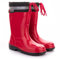 Lemigo Unisex Bambini Stivali in Gomma con Polsino Stivali da Pioggia Scarpe da Pioggia KIM 20-35 EU (Rosso, 31)