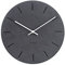 ONZENO Design Wanduhr 'The Inky. ' ohne Tickgeräusche