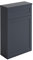 The Bath People Arabella Bathroom Furniture Traditional WC Toilet Unit Includes Concealed Cistern- Grey