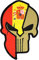 Parche Espartano Bordado Español - Bandera España - Parche España - Parches Mochila - Táctico Militar - 8,55 x 5,4 cm