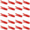 Engelland Lot de 20 pinces à linge en plastique Rouge