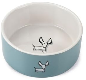 Beeztees Limi - Hundennapf - Keramik - blau - 18,5x18,5x7,5 cm