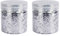 Ideen mit Herz Blattmetall-Flocken | Blattgold-Flakes zum Basteln | 2 Dosen mit je 3g (silber)