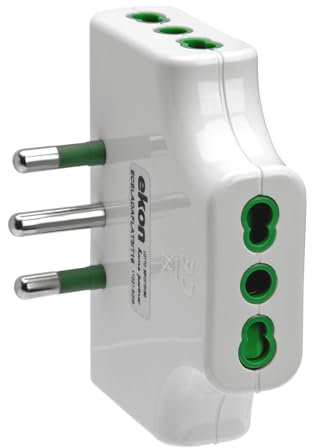 Ekon adattatore multipresa piatto