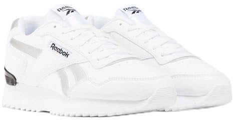 Reebok Glide Ripple Clip White/White/Silver Metallic Female Running Shoes