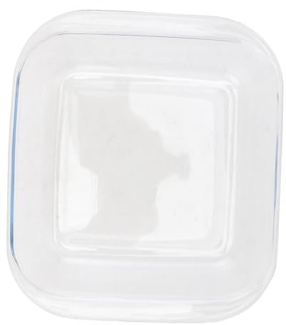 IMIKEYA 1Stk quadratische Auflaufform aus Glas Ofenpfannen Steakteller aus Glas Bratpfanne Backformen Hausteller Backofen Backform Antihaft Speiseteller Küchenwaren Lebensmittel Glasteller