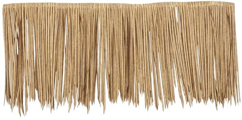 BESPORTBLE Toit De Paille Tiki 3 3 Pieds X 19 6 Pouces Rouleau De Chaume De Palmier Artificiel Mexicain Bar Tiki Cabane Palapa Toiture De Chaume Pour Jardin Patio Parasol Clôture