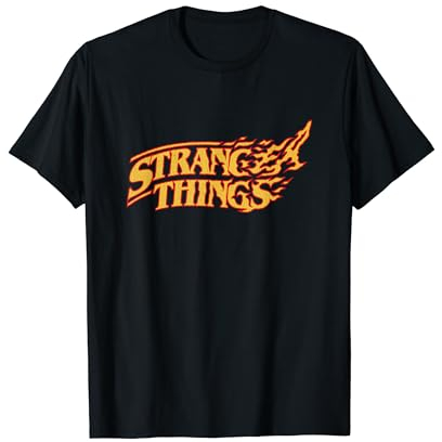 Netflix Stranger Things Hellfire Club Logo T-Shirt, Unisex, Schwarz, S