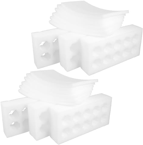 TOPBATHY Egg Shipping Foam: 6 Sets 30 Grids Chicken Egg Foam Tray Quail Egg Cartons Egg Crates Thickened Foam Egg Holder Box Reusable Egg Wrapping Tray for Storing