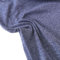 TOLKO 50cm Bündchen-Jersey für Shirt Kleid Rock | Kleiderstoff Modestoff Weich knitterarm elastisch | 39cm breit Schlauch Baumwollstoff Stoff Meterware (Blau Feinripp)