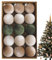 15 Stück Weihnachts-Samtkugeln, Samt Weihnachtsschmuck,Weihnachtsbaumkugeln Beflocktes Kugel-Set Für Weihnachten, p-Arty, Urlaub, Dekoration