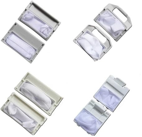 Dust Bag Compatible With Panasonic Compatible With LG Washing Machine Filter Net Parts Accessories(WHITE)