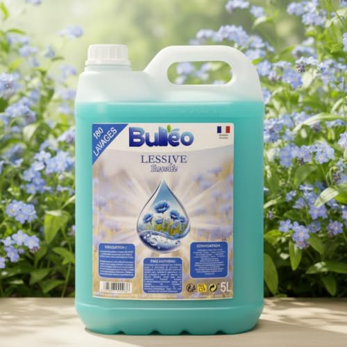Lessive Envolée Pro Ultra Concentrée 5L – 180 Lavages | Envolée d'air | Efficace en Cycle Court | Format Économique