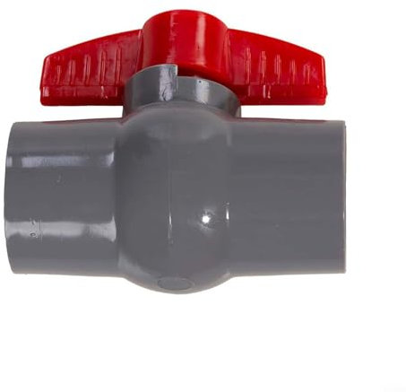 Simplifiez vos projets de plomberie avec une vanne à bille en PVC dotée d'une douille coulissante pratique (40 mm)