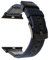 LPMPCZKZGF Canvas Nylon + Reloj de cuero genuino Compatible for iWatch Apple Watch 38mm 40mm 42mm 44mm Series 5 4 3 2 1 Banda Pulsera de correa de muñeca Watch strap(Blue B,38mm)