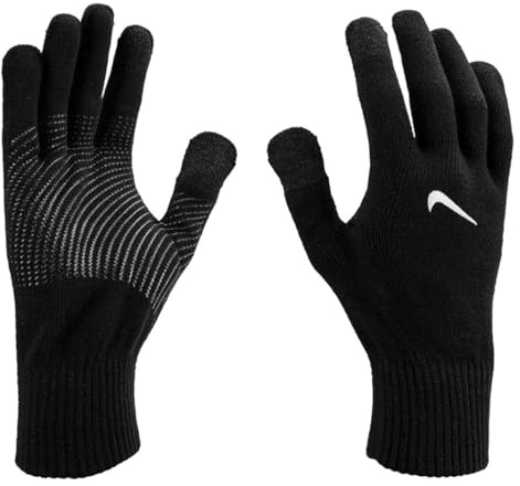 NIKE Knit Gloves Handschuhe (Black, M)