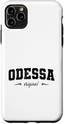 Custodia per iPhone 11 Pro Max Originale Odessa Retro Hometown Nome Odessa Originale