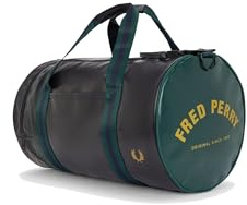 FRED PERRY Klassische Reisetasche, blau / grau, Einheitsgröße