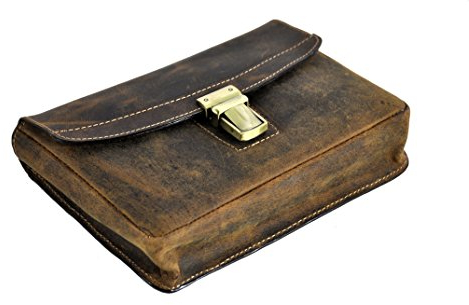 Jockey Club Leder Gürteltasche Bikertasche Hüfttasche Bauchtasche Vintage Hunterleder