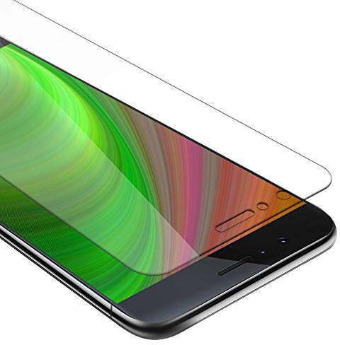 Cadorabo Pellicola Protettiva compatibile con Honor 8 in ELEVATA TRASPARENZA - Vetro di protezione del display (Tempered) con durezza 9H con compatibilità 3D touch