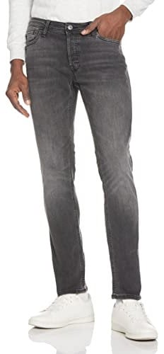 Jack & Jones Men's Jjiglenn Jjoriginal Am 817 Noos Jeans, Black Denim, 30W / 34L