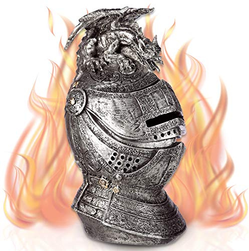 mtb more energy Spardose ''Sir Gargoyle'' - Höhe 17 cm - Sparbüchse Helm Rüstung Mittelalter Deko