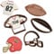 FOOTBALL COOKIE CUTTERS American Football With Laces Game Helmet And Jersey Uniform T-Shirt For Sports Super Bowl Cookie Cutters (3 Pack)