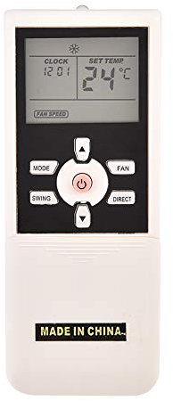 Lazmin112 Telecomando per climatizzatore, Telecomando di Ricambio per climatizzatore per condizionatore d'Aria Midea R07 / BGE R07B / BGE