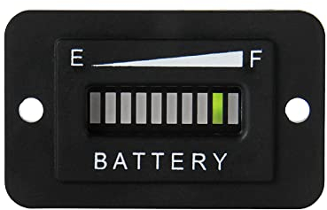 Runleader 36-V-Batterieladezustandsanzeige, Blei-Säure-Batterieanzeige (nicht im Trojan Type enthalten), Batterietester; Batterieentladewarnung, Verwendung für Golfwagen, Gabelstapler, Star Car