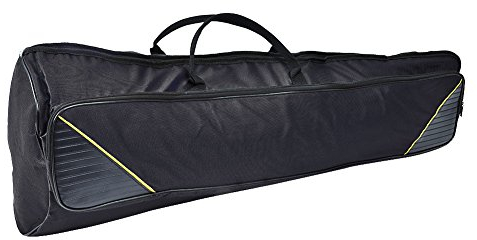 Posaune Tasche Tragbare Alto/Tenor Wasserfeste Posaune Gig Bag Oxford Stoffrucksack Verstellbare Schultergurte für Alto/Tenor Posaune(Schwarz)