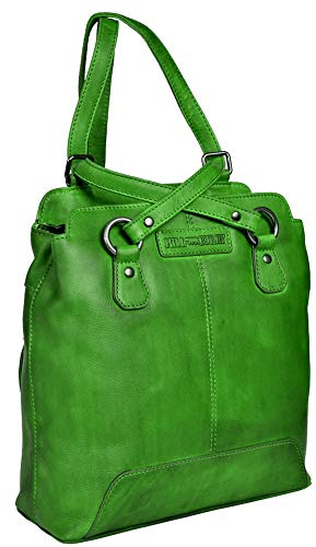Hill Burry Rucksack Damen Frauen Wander Schultertasche Damentasche grün neu
