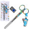 Ph Pro Heat Ciseaux Infirmier - Infirmiere Accessoires - Ciseaux Bout Rond pour Usage Professionnel ou Domestique - Materiel Infirmiere Acier Inoxidable -Ciseau Droits pour Infirmiere Multicolore.