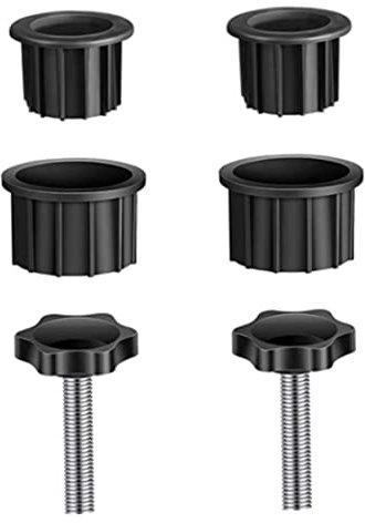 Jorzer Umbrella Base Stand Patio Umbrella Parasol Base Replacement Parts with Screws Hand Knob Parasol Patio Umbrella Base Accessories 2Sets