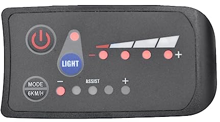 RUANI S810 E-Bike Meter Display 36V IP65 per Bici Elettrica Misuratore di Bicicletta Elettrica 6PIN