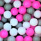 HH Home Hut 600 Soft Plastic Play Balls Crush Proof,No Sharp Edges, Non Toxic, Phthalate & BPA Free Indoor, Outdoor - Use in Baby or Toddler Ball Pit, Bath tubs, Swimming pools - Pink, White and Grey