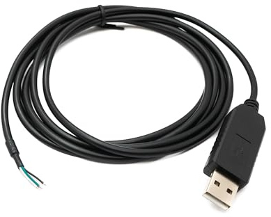 System-S Cavo USB 2.0 180 cm tipo A a RS485 4 pin adattatore filo pigtail nero