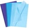 Larcenciel Seidenpapier Blau, 60 Blatt Bunt Seidenpapier Verpackungsmaterial für Geschenktüten & Geschenkverpackung, Packseide Seifenpapier für Weihnachten Neujahr Geburtstag Hochzeit Party (50x35CM)