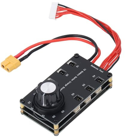 1S-Ladeplatine, Batterie-Balancer, Drehbarer PCB-Material, PH2.0- und BT2.0-Anschlüsse für Standard-Ladegerät, Lädt 1 Bis 6 1S-Batterien Gleichzeitig