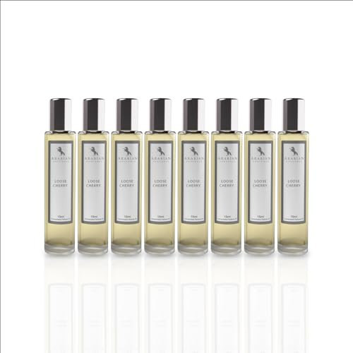 Arabian Opulence FR313 Loose Cherry Roll-on Parfümöl | Konzentriertes Parfüm Körperöl | Langanhaltendes Parfüm auf Ölbasis für Männer und Frauen | Reisegröße Alkoholfreies Parfümöl (15ml, 8er-Pack)